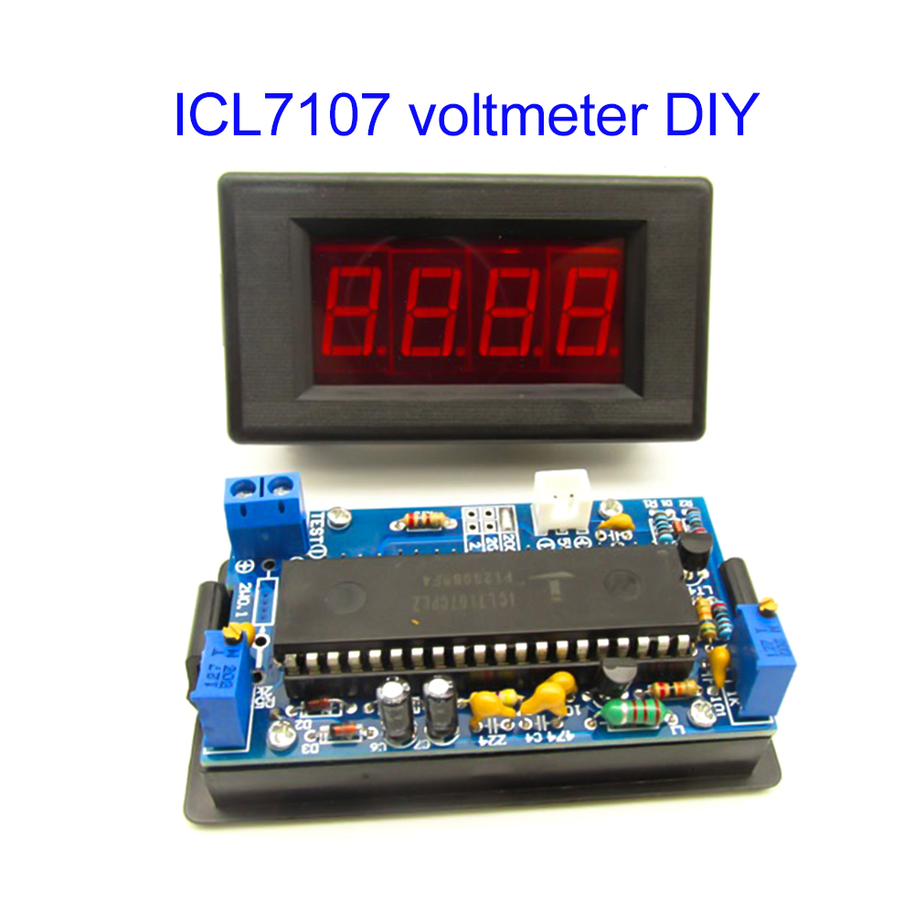 Diy Home Electronics Projects - Kit DIY de Peças para Voltímetro