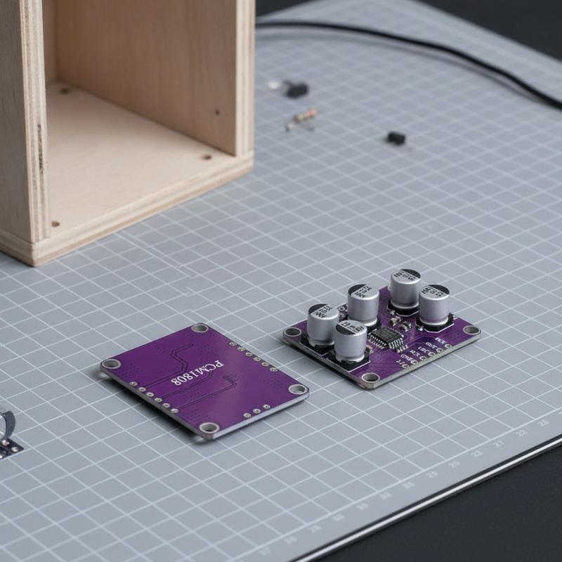 Diy Electronics Audio - NOVO Módulo ADC Estéreo PCM1808 de