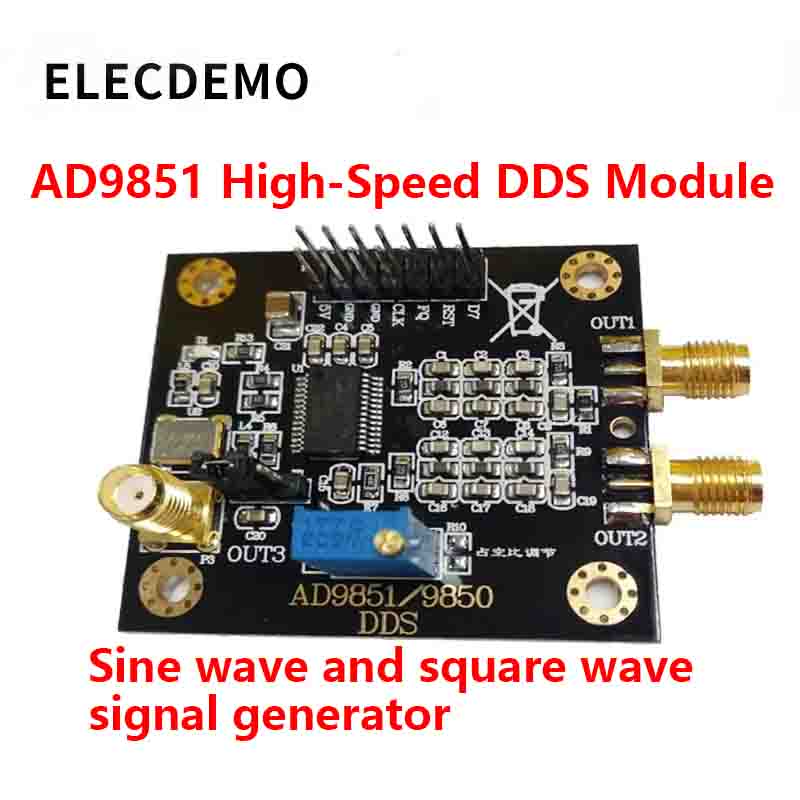 Diy Elektronik - Módulo Gerador de Sinais DDS AD9851,
