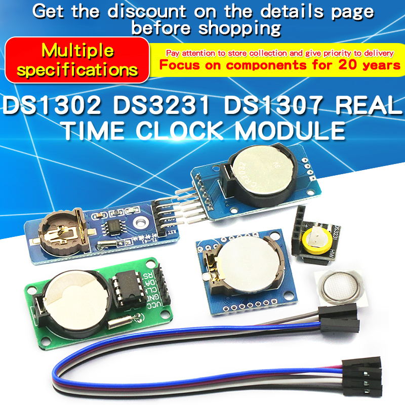 Rtc Module Ds3231 - 1 peça ds1302/ds1307/pcf8563/ds3231 at24c32 i2c memória