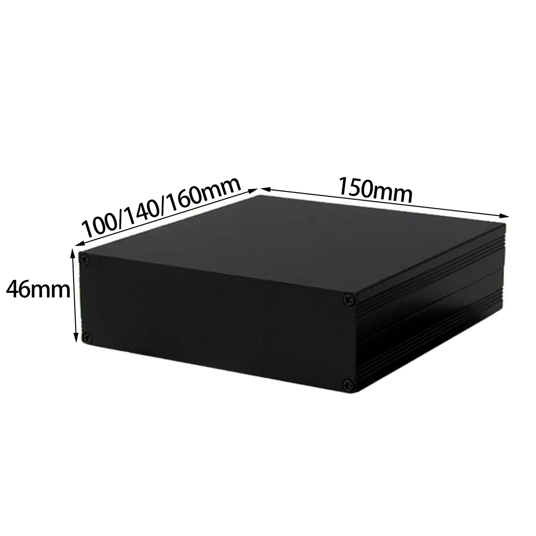 Diy Enclosure For Electronics - Alumínio Split Box, gabinete impermeável, prata