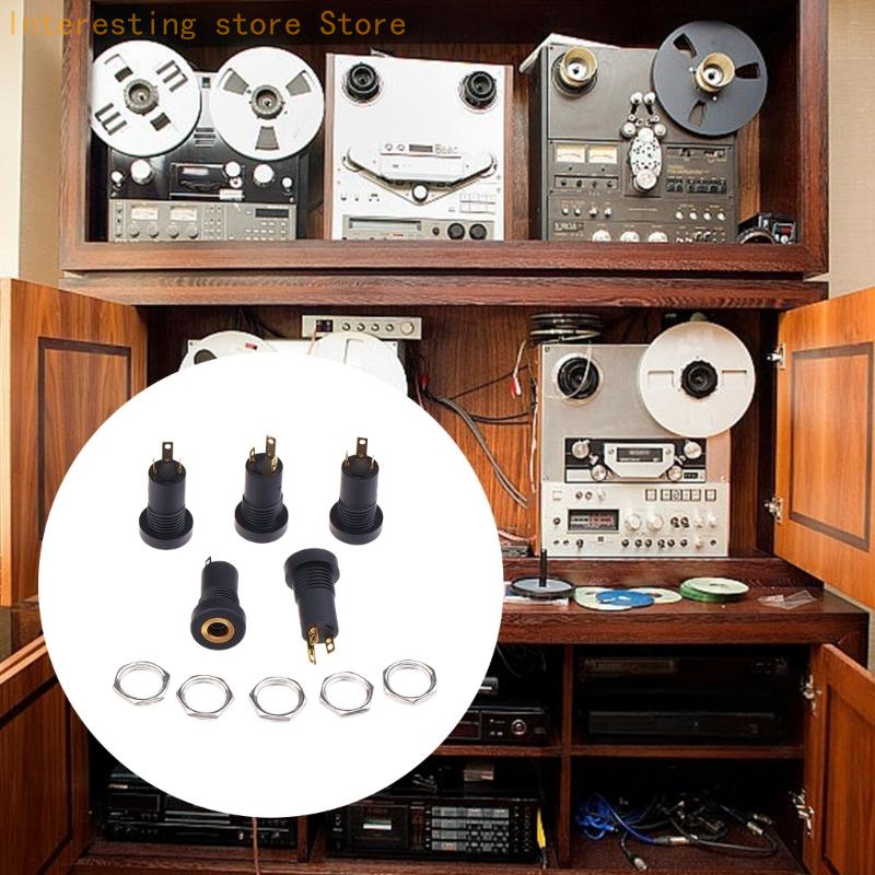 Diy Electronics Audio - 5 pces 3.5mm tomada vídeo música