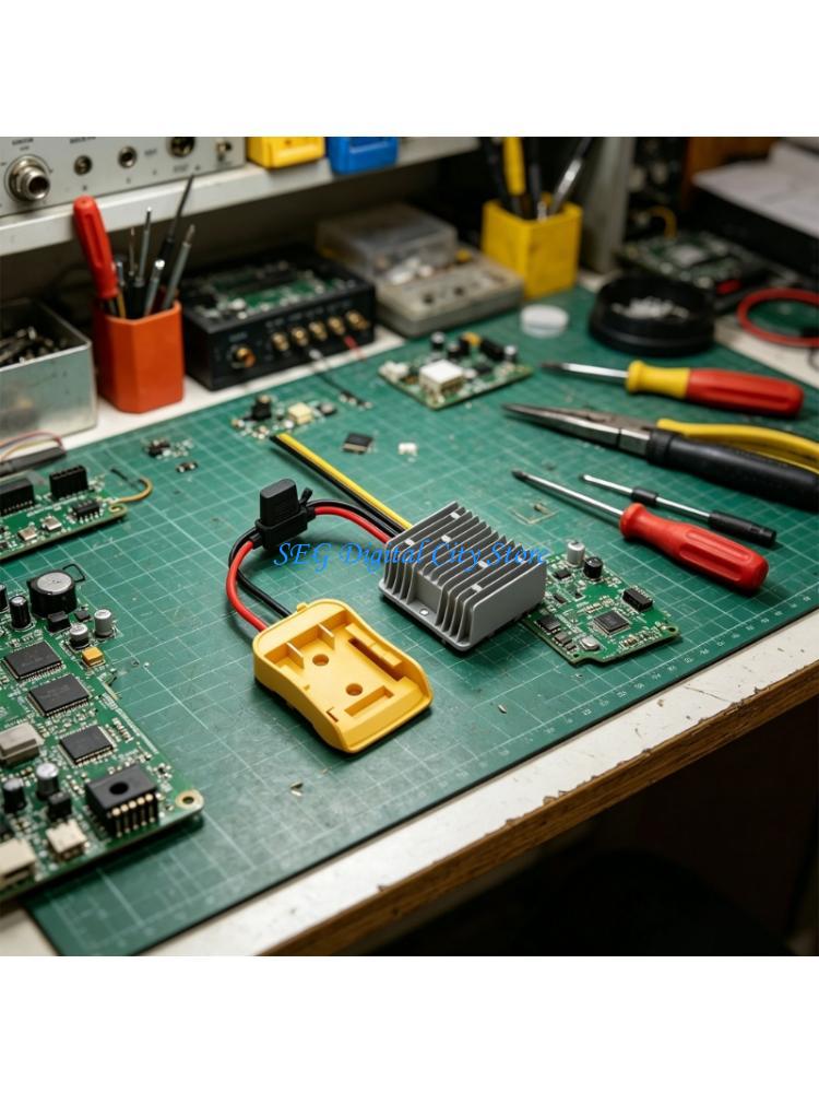 Diy Electronics Workshop - Adaptador bateria u75b, módulo conversores energia