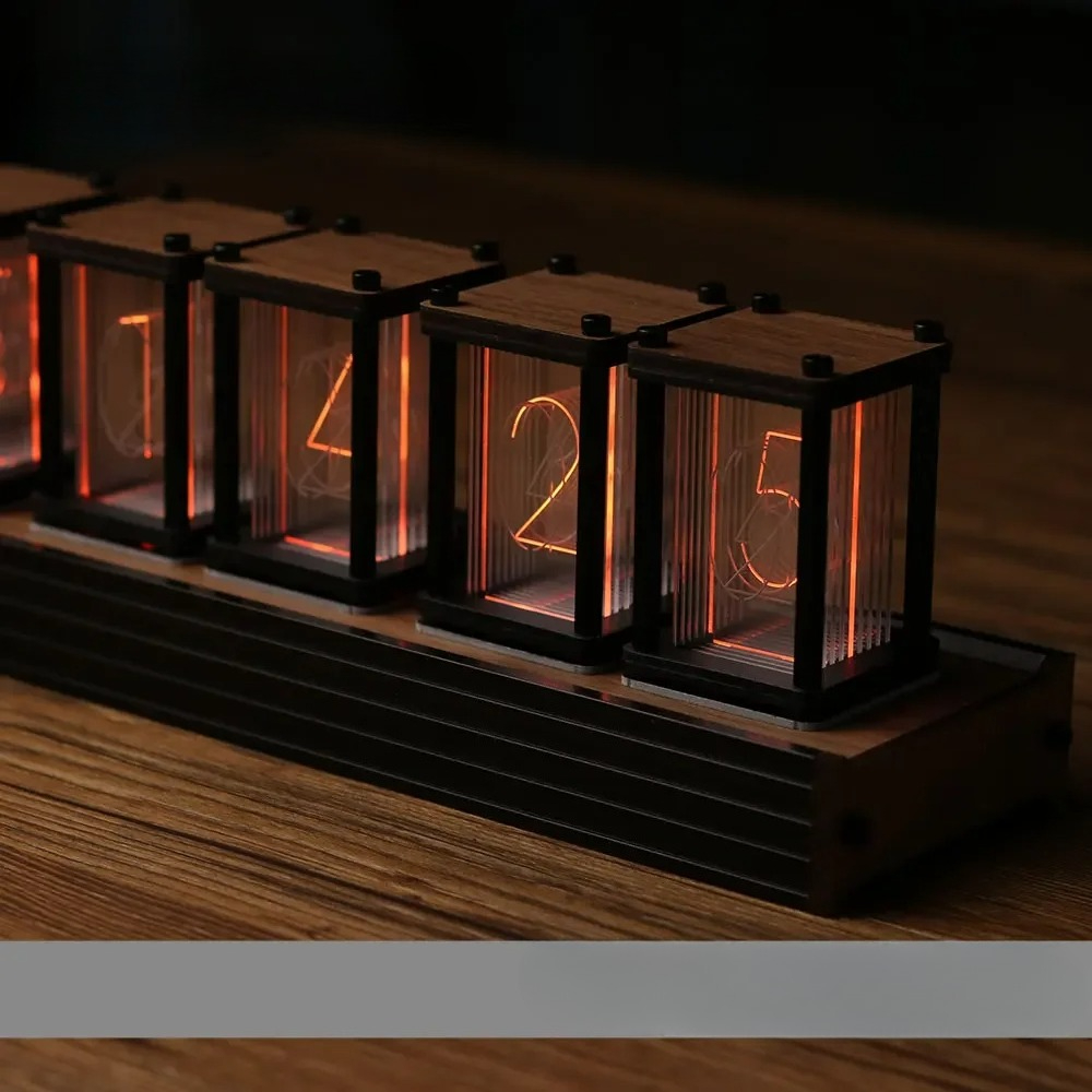 Rgb nixie tubo relógio de mesa - Diy Electronics Gift Ideas avaliação e preço