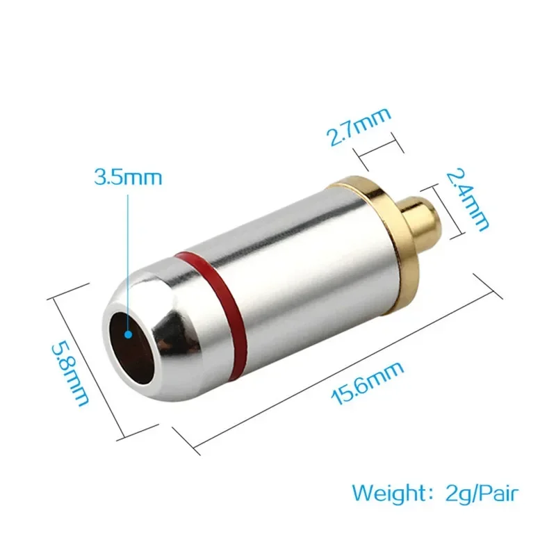 Conectores de áudio mmcx, cone - Diy Electronics Audio avaliação e preço