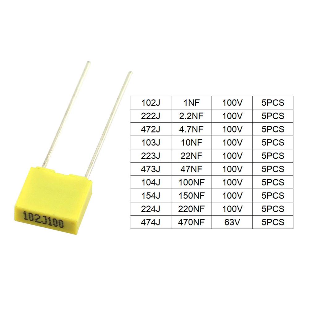 Capacitor de filme de poliprop - Capacitor Kit Assortment avaliação e preço