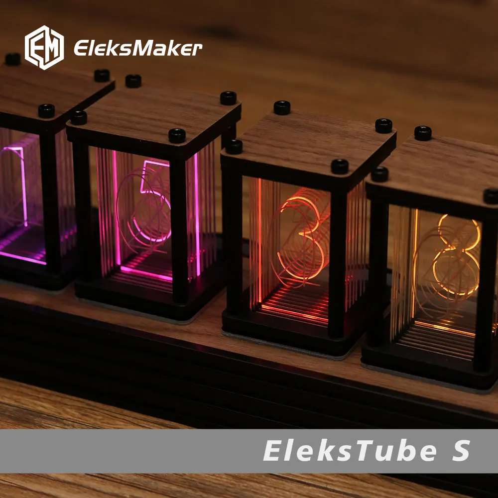 Rgb nixie tubo relógio de mesa - Diy Electronics Gift Ideas avaliação e preço