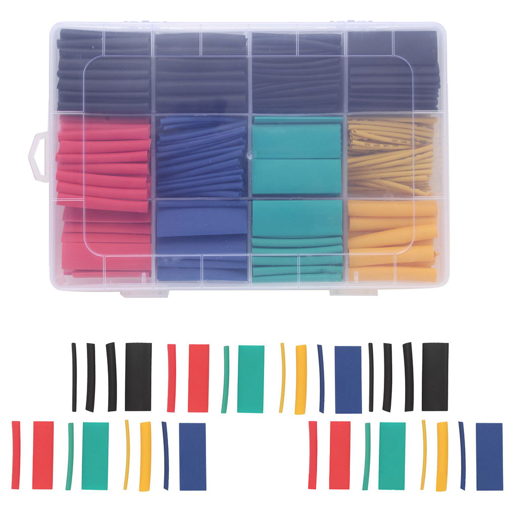 Kit de 530 Peças de Tubos Term - Heat Shrink Tubing avaliação e preço