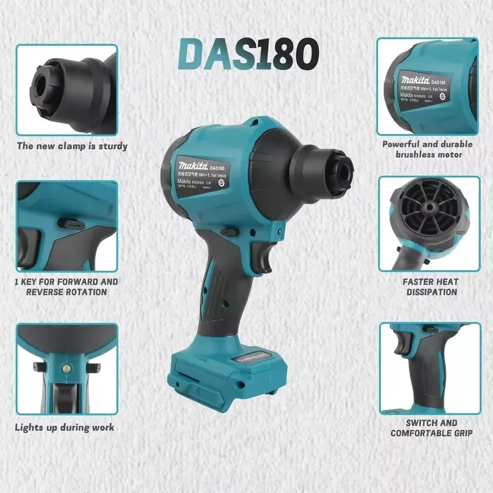 Makita DAS180 18V soprador de  - Diy Electronics Workshop avaliação e preço