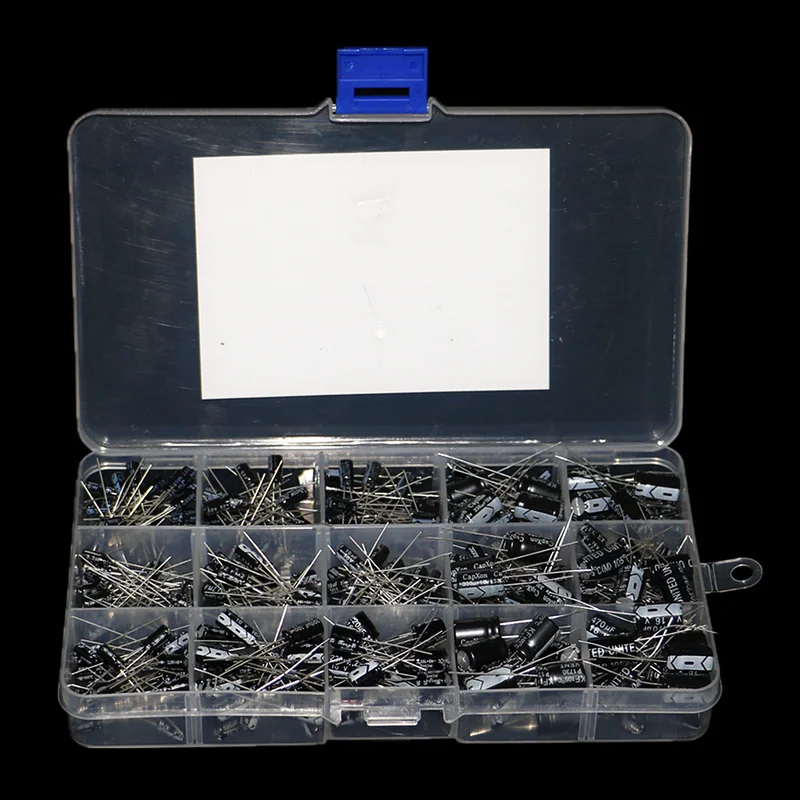300pcs 15 tipos 16V 50V 0,1uf- - Capacitor Kit Assortment avaliação e preço