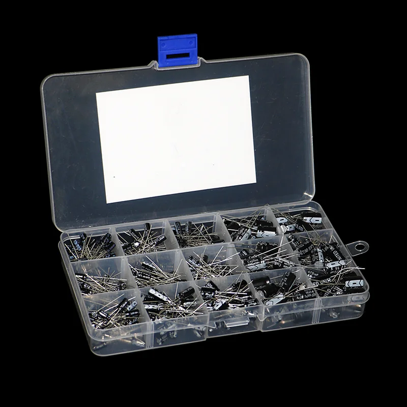 300pcs 15 tipos 16V 50V 0,1uf- - Capacitor Kit Assortment avaliação e preço