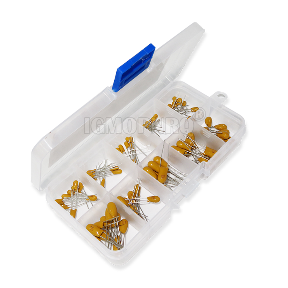 100 peças 10 valor * 10 peças  - Capacitor Kit Assortment avaliação e preço