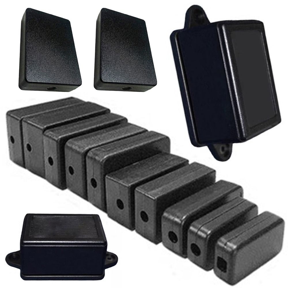 Preto diy abs plástico caixa d - Diy Enclosure For Electronics avaliação e preço