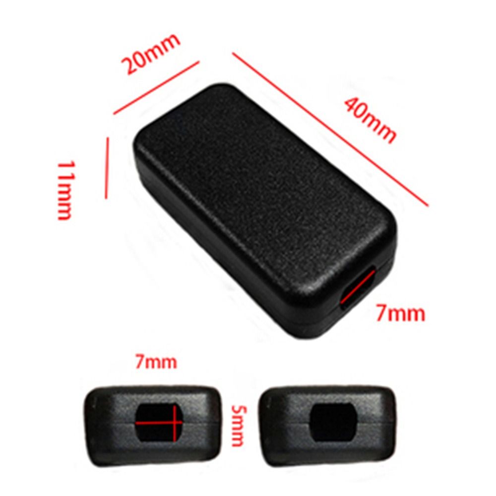Preto diy abs plástico caixa d - Diy Enclosure For Electronics avaliação e preço