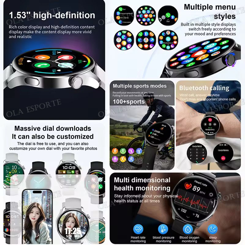 Novo Smartwatch para Homens e  - Diy Electronics Audio avaliação e preço