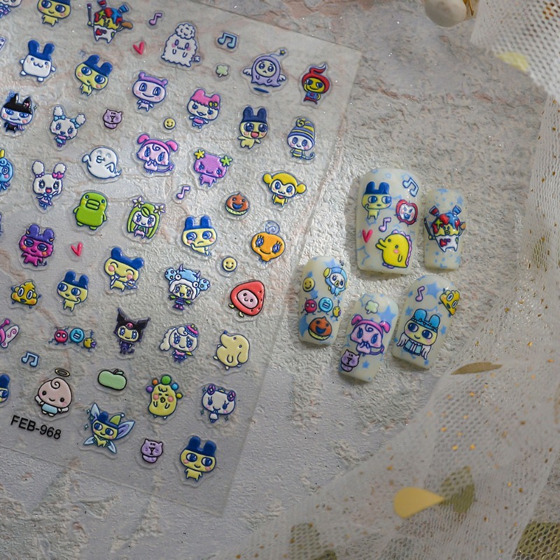 Novos Adesivos de Unha 3D em R - Diy Elektronik avaliação e preço