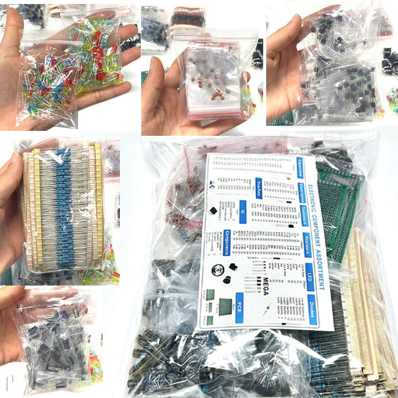 1818 pçs diy kit de componente - Capacitor Kit Assortment avaliação e preço