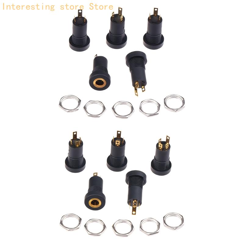5 pces 3.5mm tomada vídeo músi - Diy Electronics Audio avaliação e preço