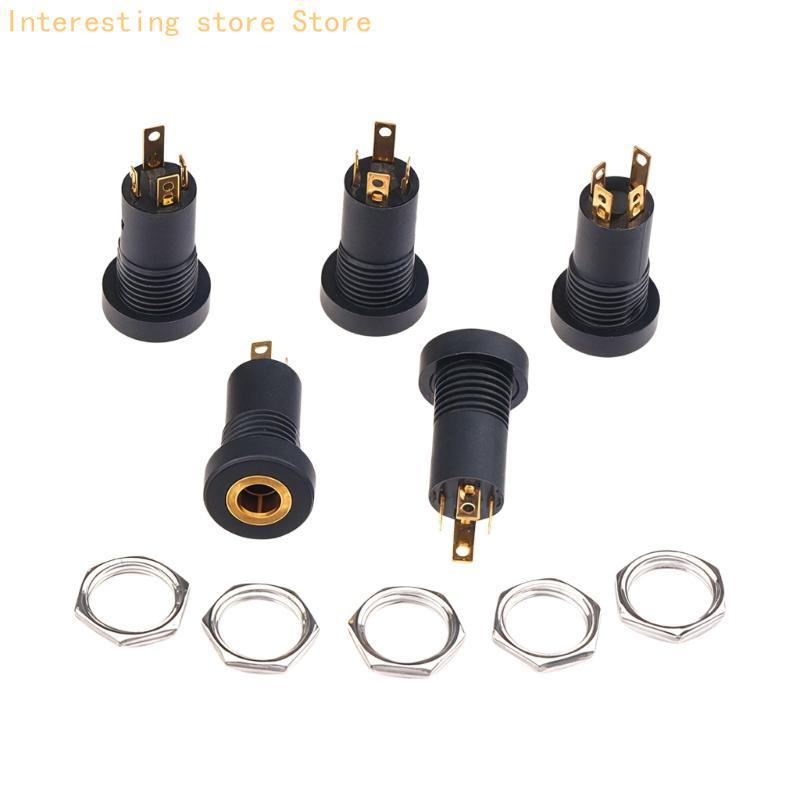 5 pces 3.5mm tomada vídeo músi - Diy Electronics Audio avaliação e preço