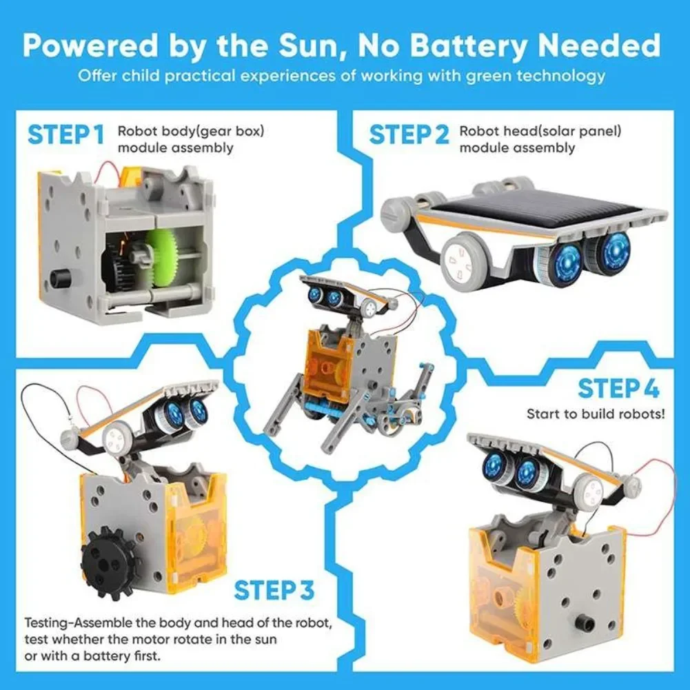 13 em 1 robô movido a energia  - Diy Home Electronics Projects avaliação e preço