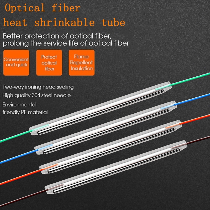 100 peças fibra luvas (45mm 60 - Heat Shrink Tubing avaliação e preço